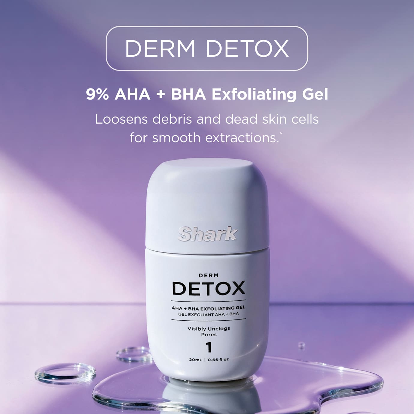 Shark FacialPro Glow & Depuffi Facial System Bundle in Lilac - Image 4