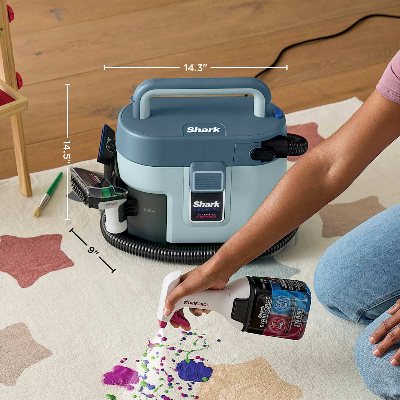 Shark EveryMess Vacuum and Stain Remover in Light Blue - Image 7