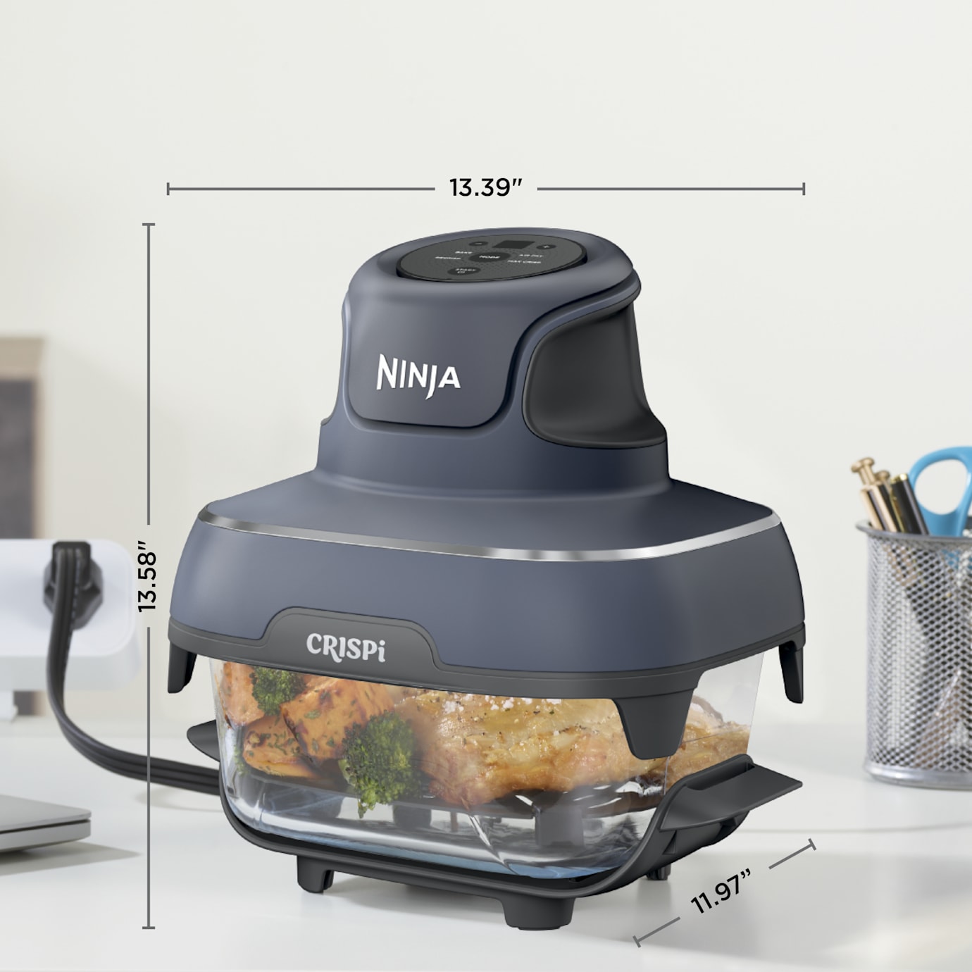 Ninja Crispi 4-in-1 Glass Air Fryer in Cyberspace - Image 13