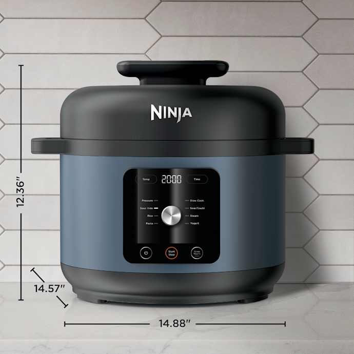 Ninja HyperHeat 9-in-1 Electric Pressure Cooker, 6.5 Qt Multi-Cooker with SimpliServe Pot, 1200W, Blue Macaron - Image 14