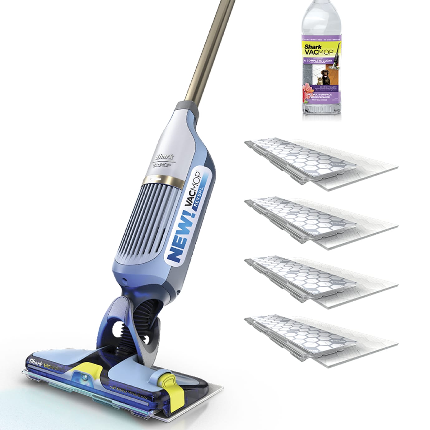 Shark VacMop Reveal Cordless Vacuum Mop in Blue - Image 8