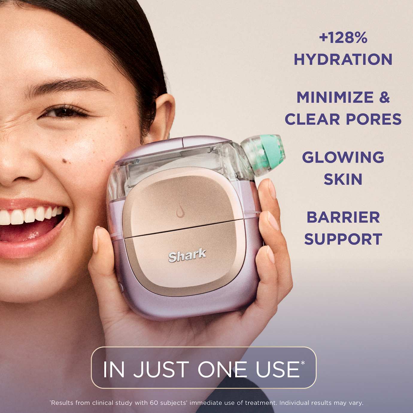 Shark FacialPro Glow & Depuffi Facial System Bundle in Lilac - Image 7