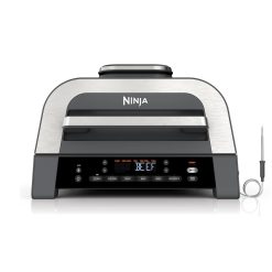Ninja Shark|Ninja Foodi XL Indoor Grill and Air Fryer with Thermometer