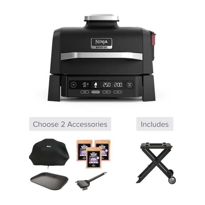 Ninja Woodfire Outdoor Grill and Smoker Stand Bundle - Image 5