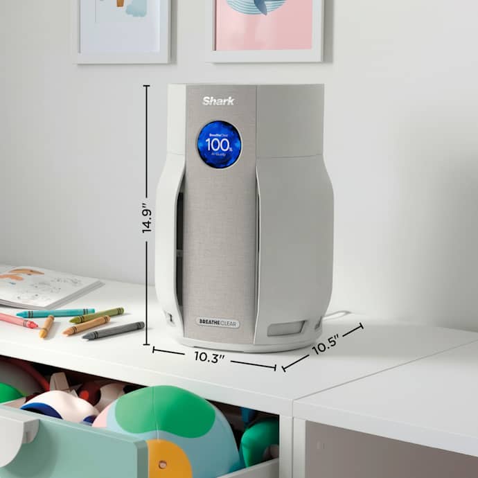 Shark BreatheClear Air Purifier with NeverChange, Dove - Image 8