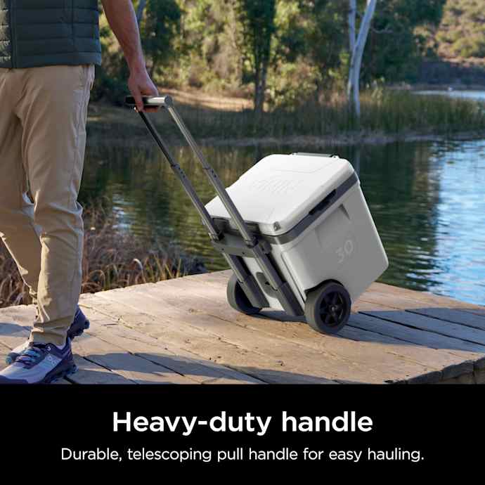 Ninja FrostVault 30qt Cooler with Wheels in Cloud White - Image 14