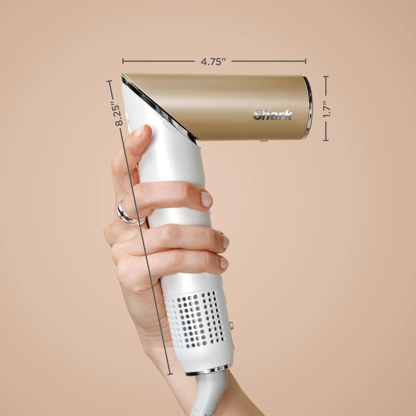 Shark Glam 5-in-1 Air Styler & Straightener in Strawberry Matcha - Image 13