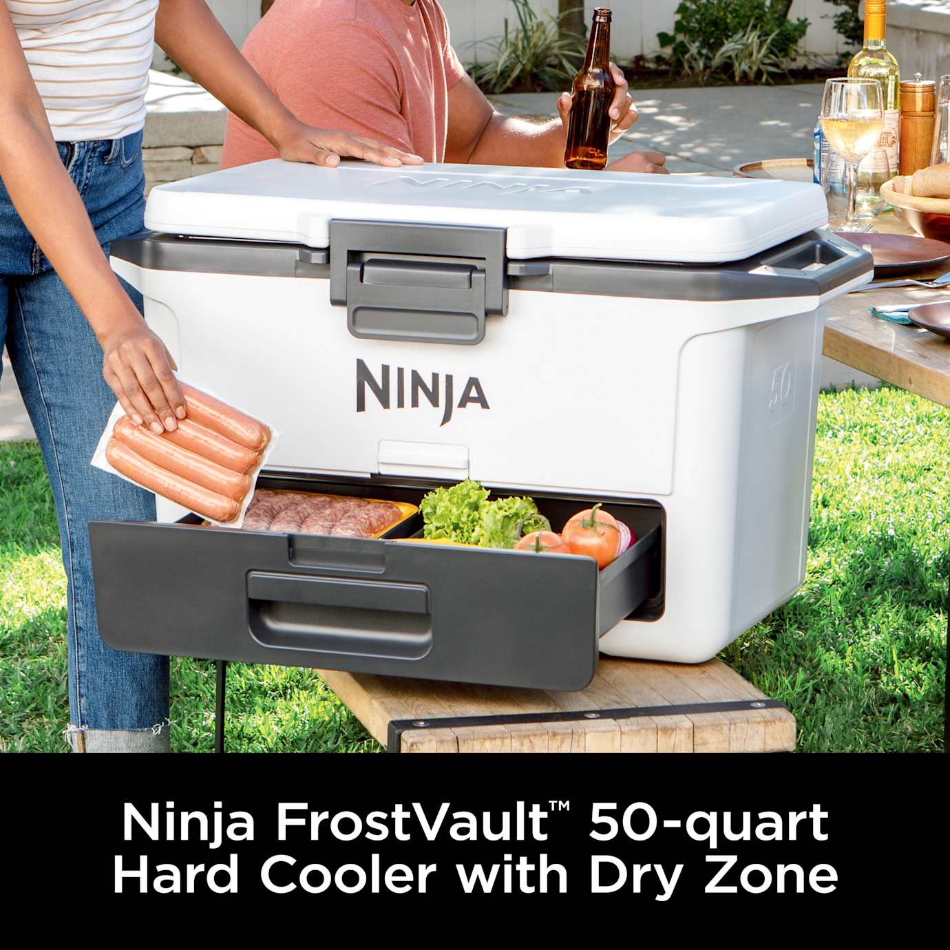 Ninja FrostVault 50qt Cooler in Pink - Image 10