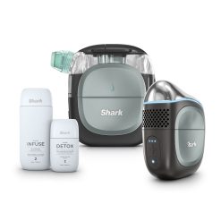 Shark FacialPro Glow & Depuffi At-Home Hydrating Facial System in Black