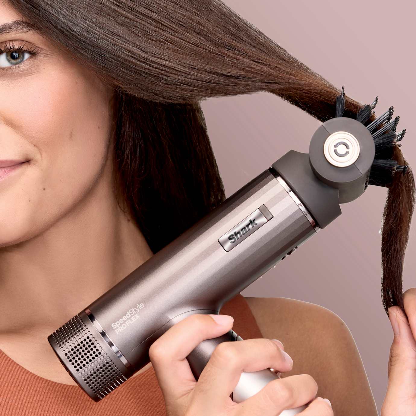 Shark SpeedStyle Hair Dryer ProFlex in Strawberry Matcha - Image 5