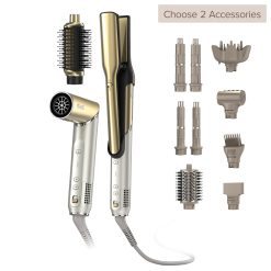 Shark Glam Build Your Own Air Styler & Straightener in Gold