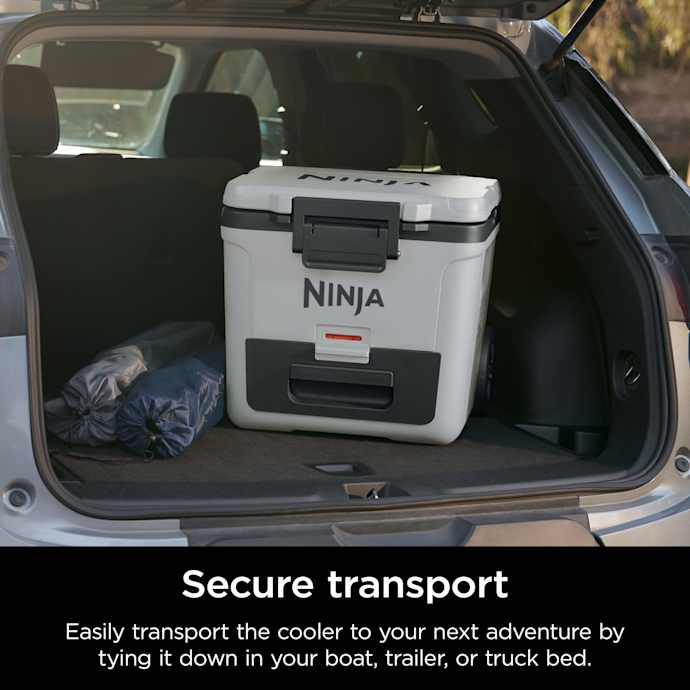 Ninja FrostVault 30qt Cooler with Wheels in Cloud White - Image 15