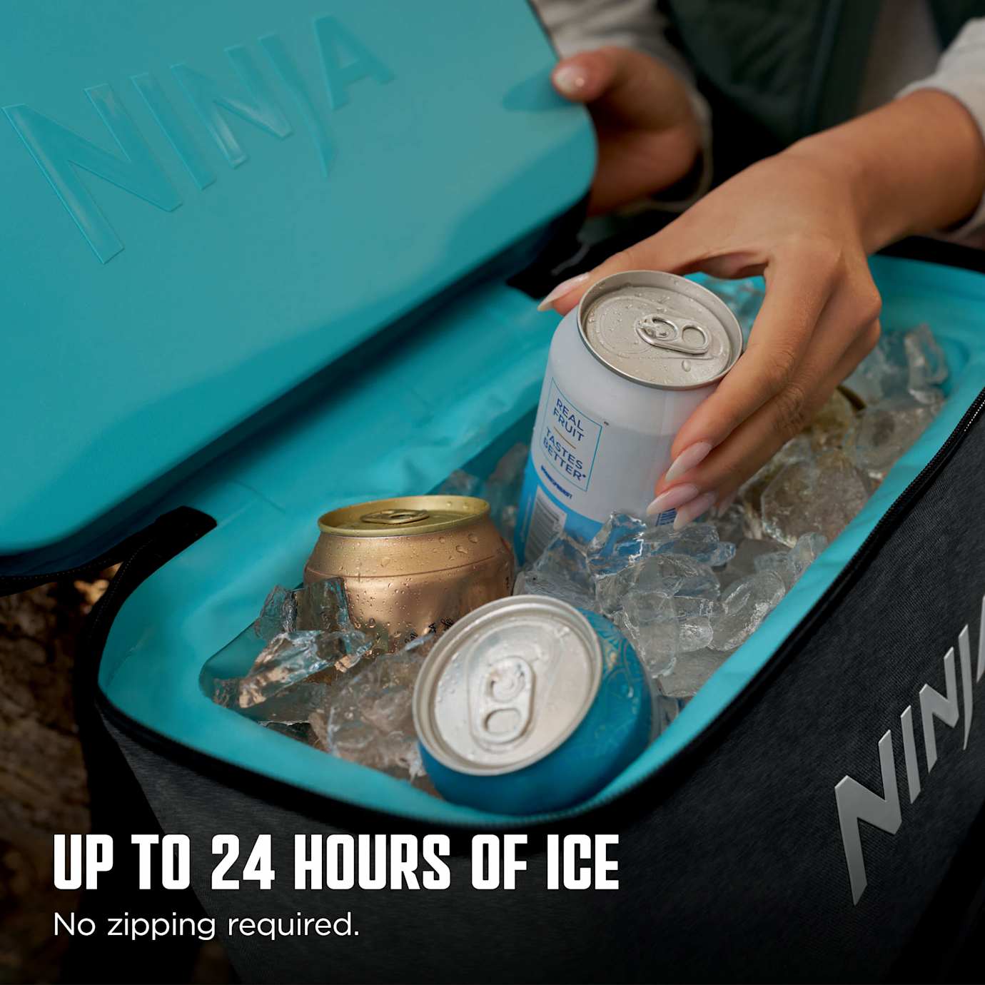 Shark Portable Misting Fan & Ninja 36 Can Backpack Cooler Bundle - Image 17
