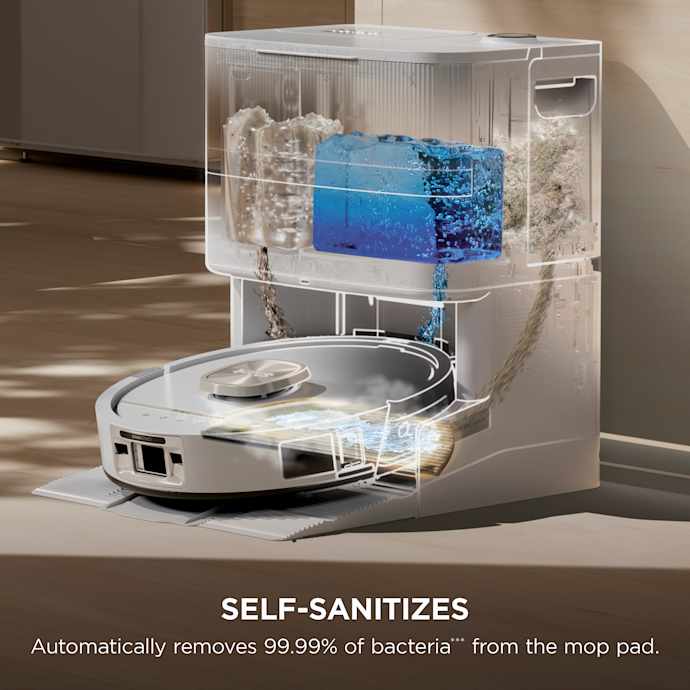 Shark PowerDetect UV Reveal 2-In-1 Vacuum and Mop in Black - Image 6