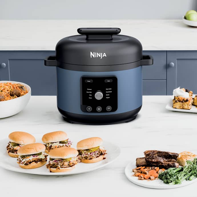 Ninja HyperHeat 9-in-1 Electric Pressure Cooker, 6.5 Qt Multi-Cooker with SimpliServe Pot, 1200W, Blue Macaron - Image 11