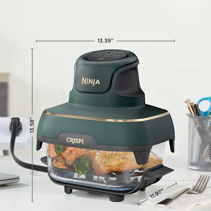 Ninja Crispi 5-in-1 Glass Air Fryer in Emerald - Image 16