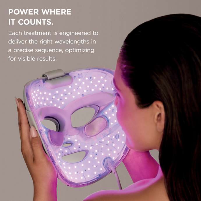 Shark CryoGlow LED Face Mask in Frosted Green - Image 10