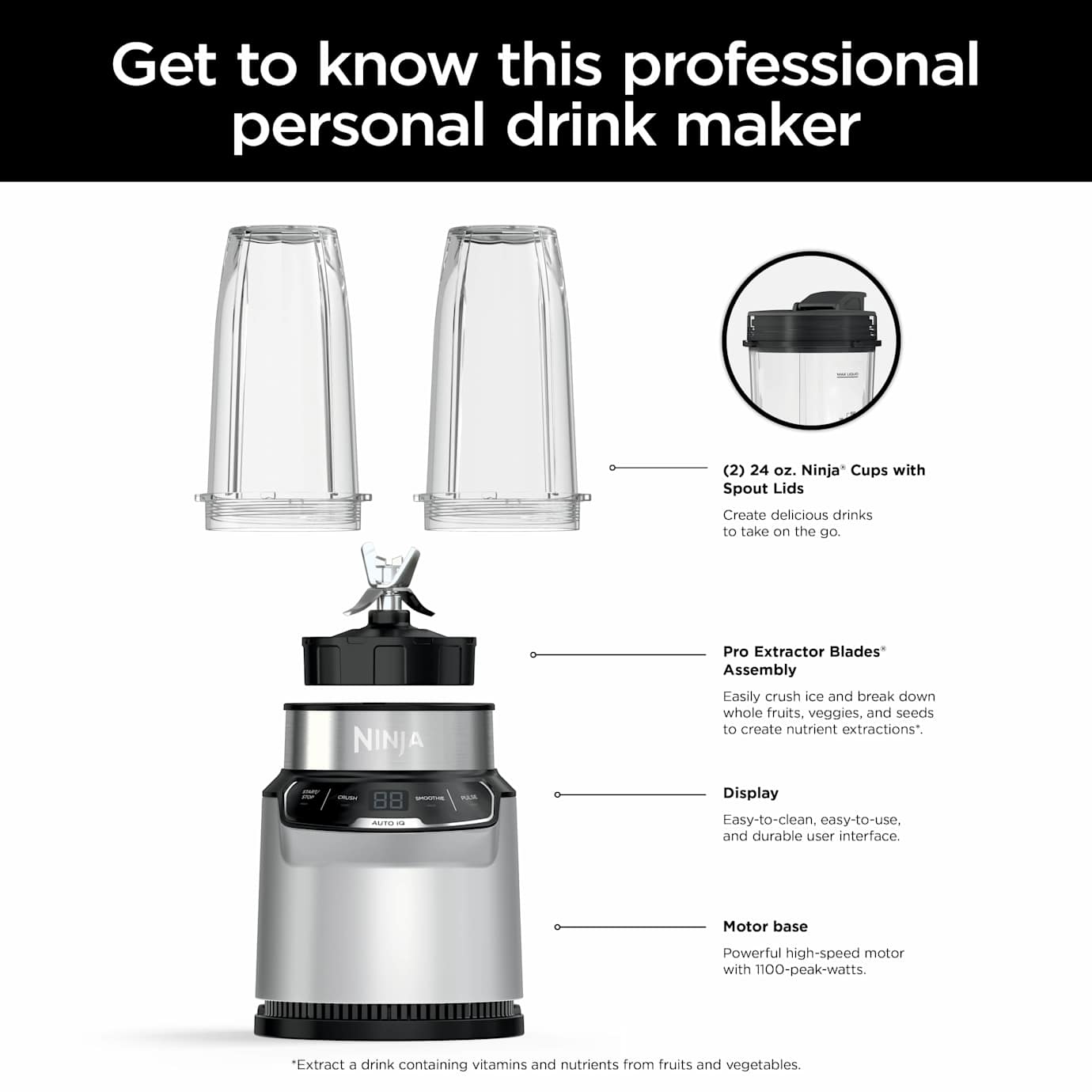 Ninja Auto IQ Nutri Blender Pro - Image 6
