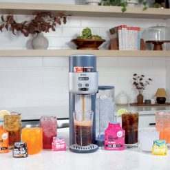 Alternative view of Ninja Thirsti Soda Machine in Pink and Drink Mix Bundle
