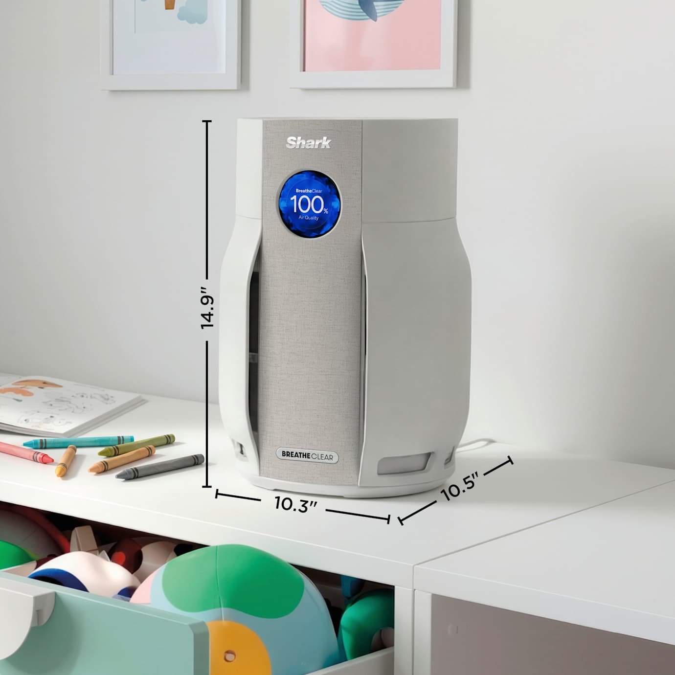 Shark BreatheClear Air Purifier with NeverChange 2-Pack Bundle - Image 4