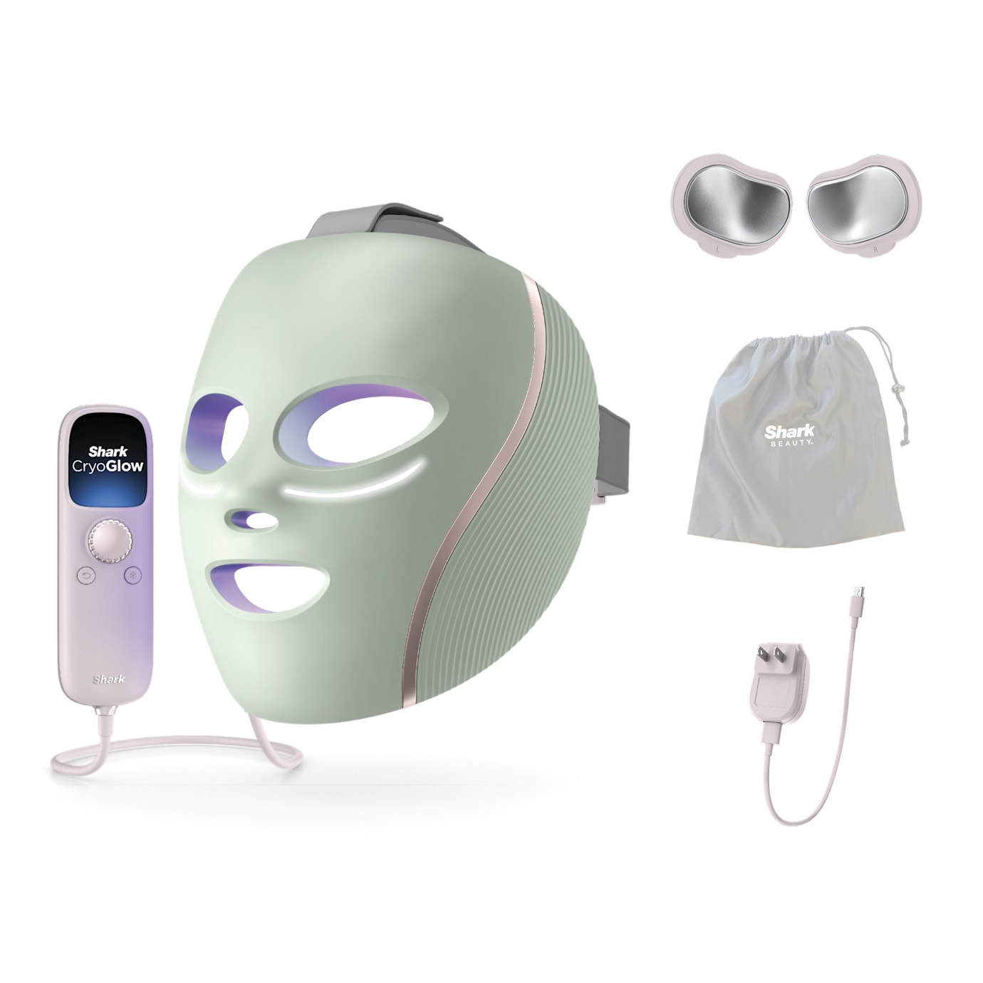 Shark FacialPro Glow & CryoGlow Bundle in Strawberry Matcha - Image 5