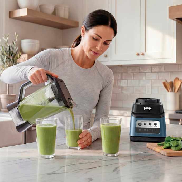 Ninja Professional Plus Blender Premier Series with Auto-iQ in Blue Macaroon - Image 10