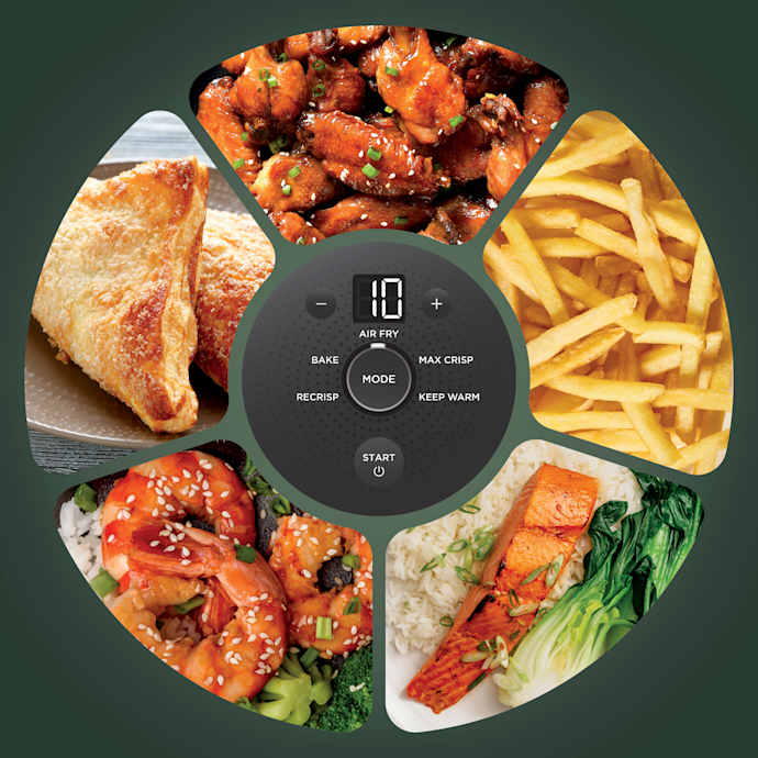 Ninja Crispi 5-in-1 Glass Air Fryer in Emerald - Image 15