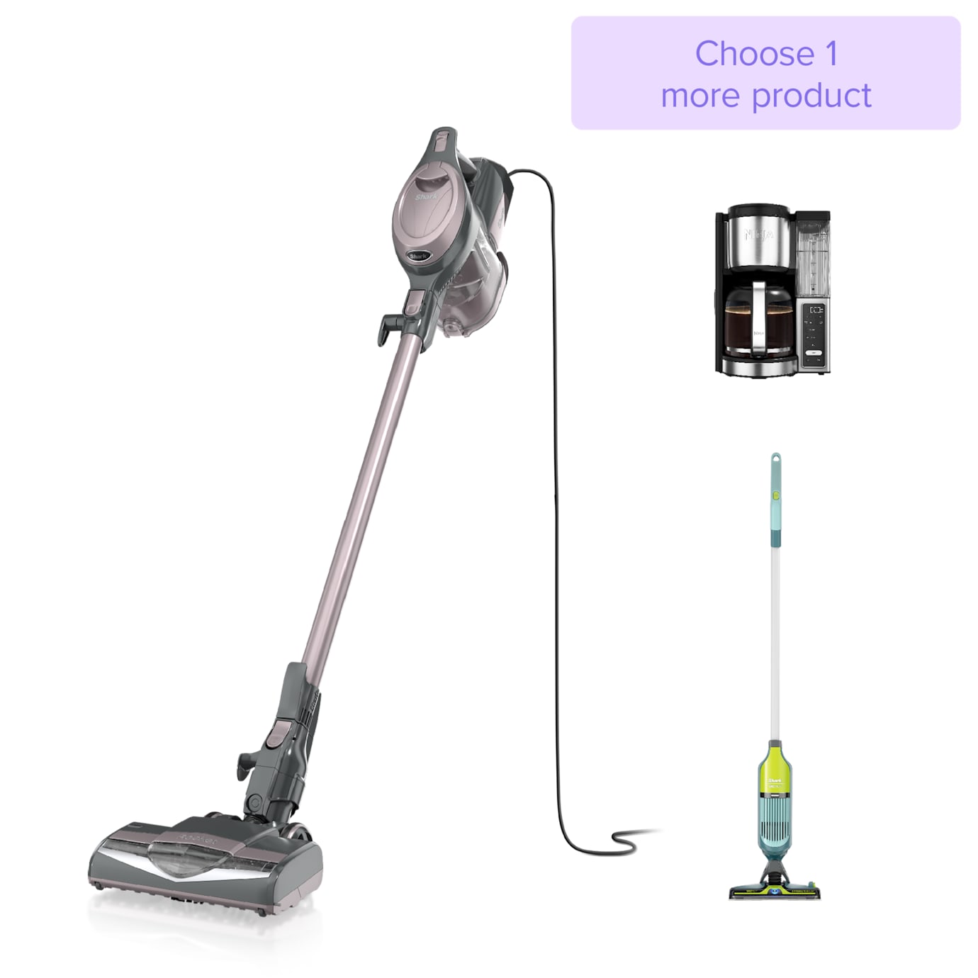 Shark Cleaning Ninja Coffee Maker Bundle