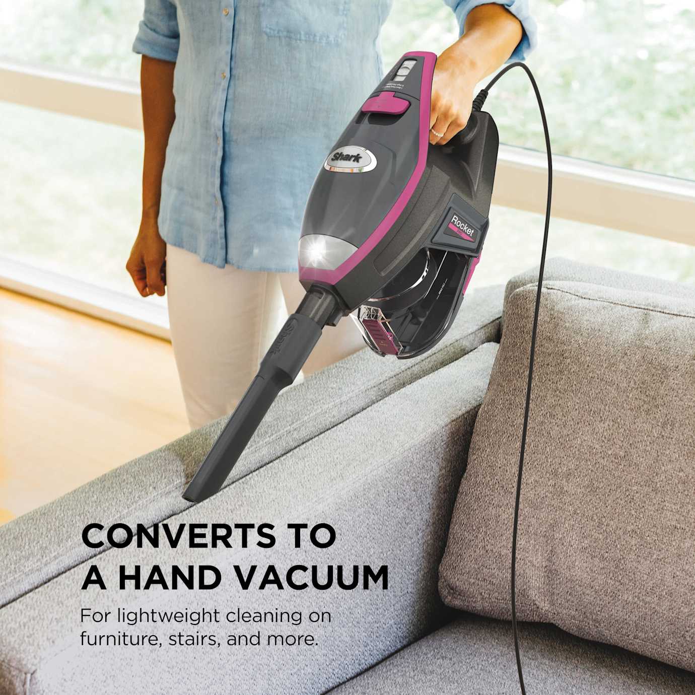 Shark Rocket Pro Corded Stick Vacuum - Image 3