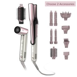 Shark Glam Build Your Own Air Styler & Straightener in Pink
