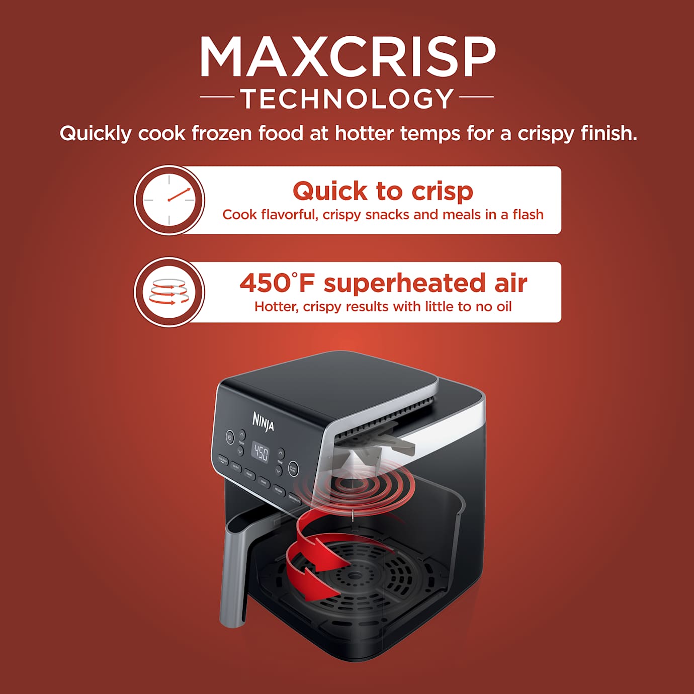 Ninja 6.5-QT Air Fryer Pro in Stone Gold - Image 7