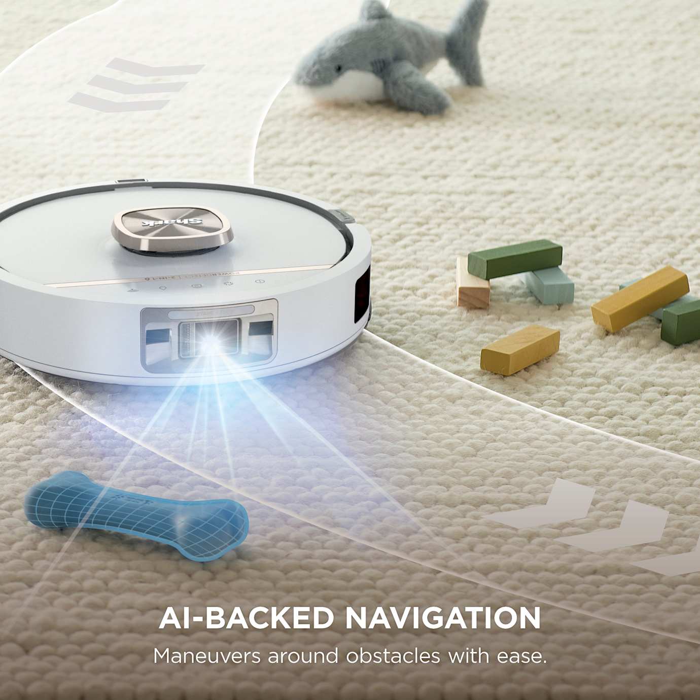 Shark PowerDetect UV Reveal 2-In-1 Vacuum and Mop in Black - Image 2
