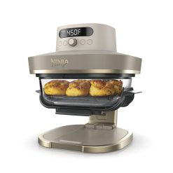 Alternative view of Shark|Ninja Build Your Own Crispi Pro Glass Air Fryer in Stone and Gold