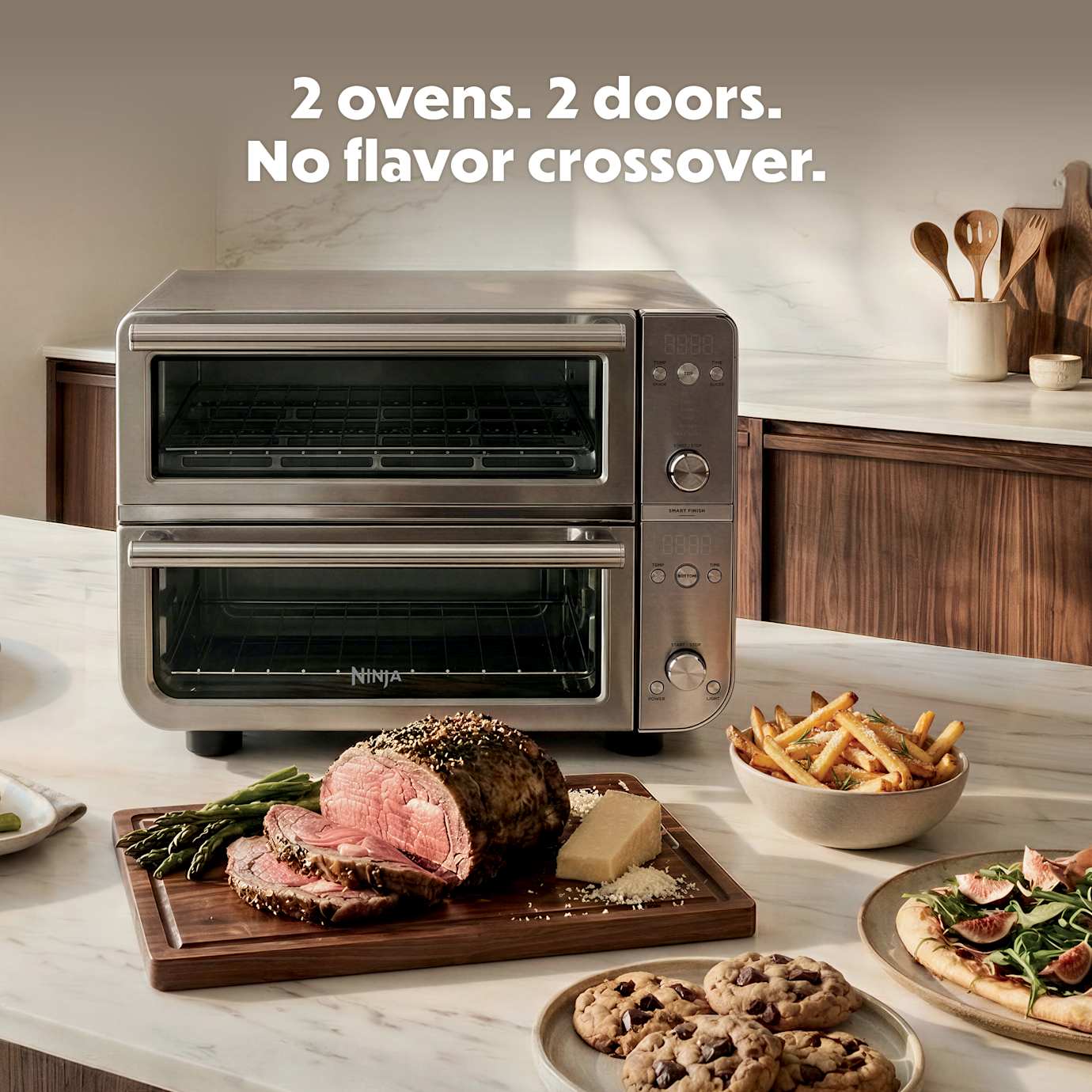 Ninja Double Oven Pro Smart XL Countertop Oven & Air Fryer, Onyx - Image 5