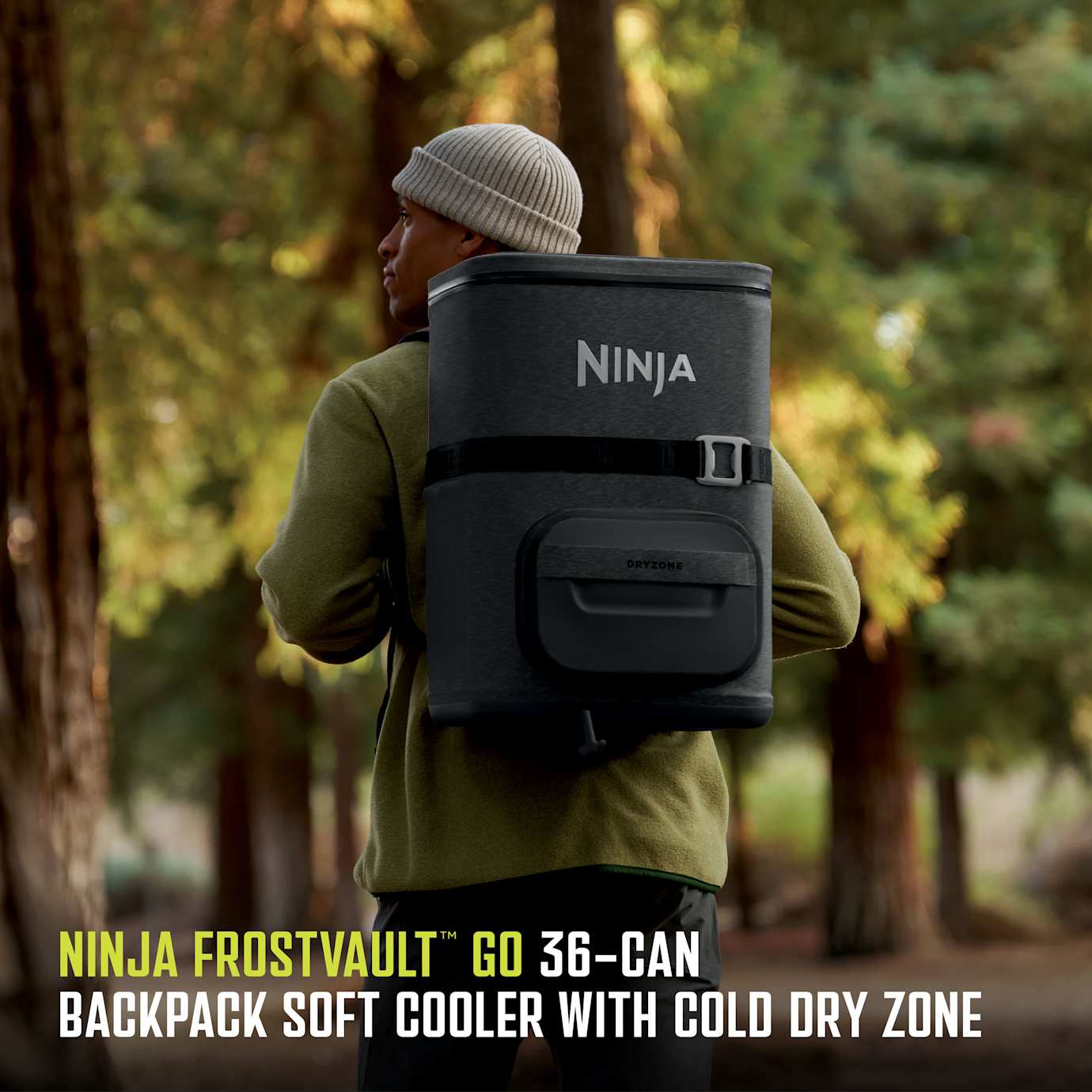 Shark Portable Misting Fan & Ninja 36 Can Backpack Cooler Bundle - Image 5