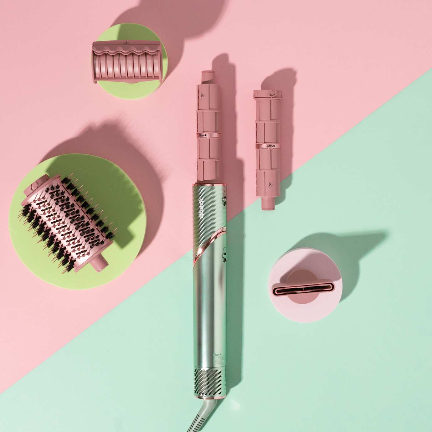 Shark FlexStyle IonCurl Air Styler & Curler in Strawberry Matcha - Image 3