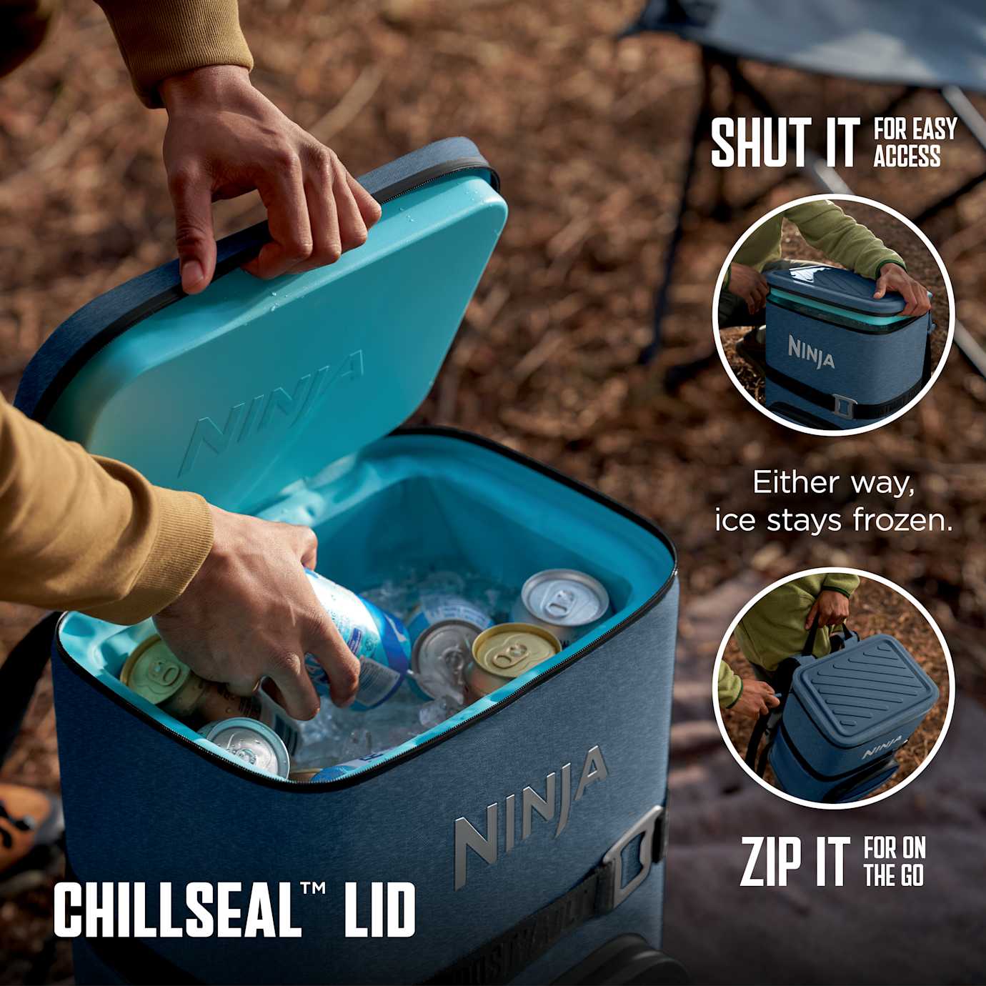 Shark|Ninja Build Your Own Shark Fan & Ninja Backpack Cooler Bundle - Image 8