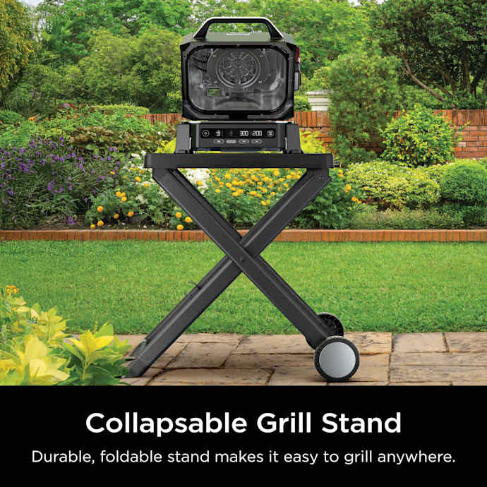 Ninja Woodfire Outdoor Grill and Smoker Stand Bundle - Image 12