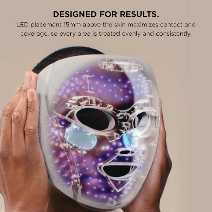 Shark CryoGlow LED Face Mask in Frosted Green - Image 9