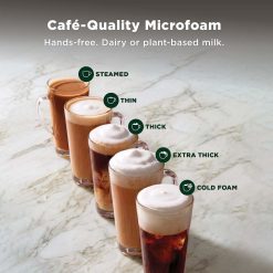 Alternative view of Ninja AutoBarista Pro Fully Automatic Espresso Machine in Stainless Steel