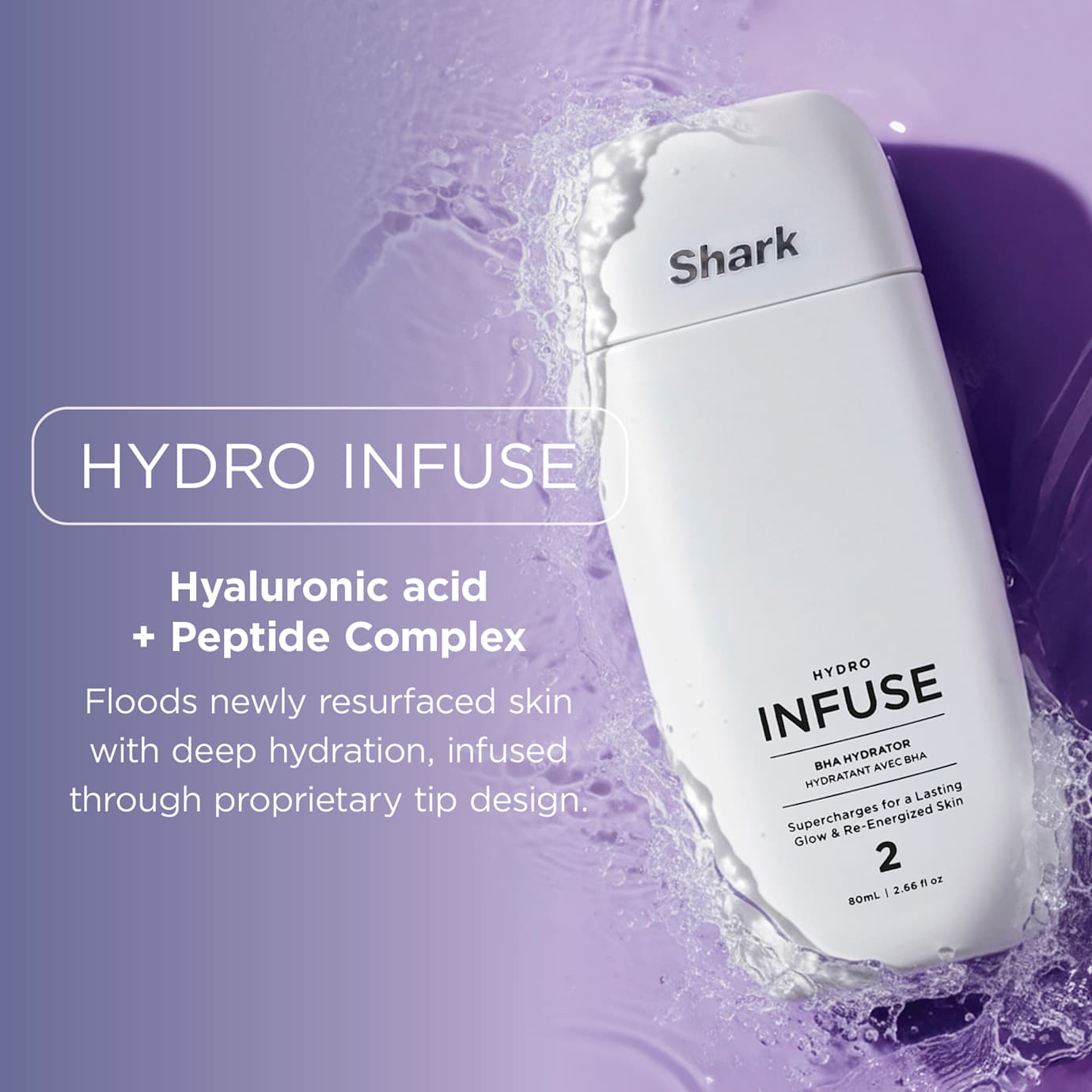 Shark FacialPro Glow & Depuffi Facial System Bundle in Lilac - Image 5