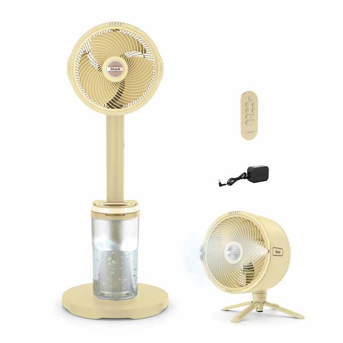 Shark FlexBreeze Pro Mist Indoor & Outdoor Fan in Butter - Image 16