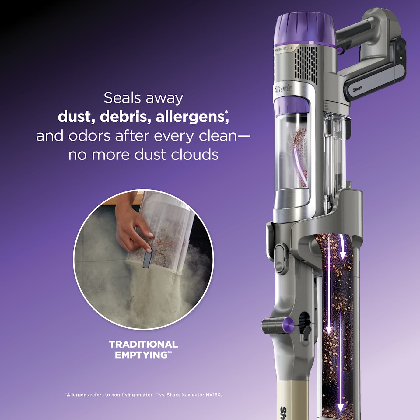 Shark PowerDetect Cordless Vacuum Clean & Empty System - Image 3