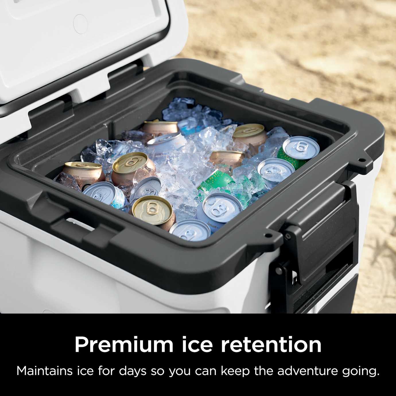 Ninja FrostVault 30qt Cooler with Wheels in Cloud White - Image 4