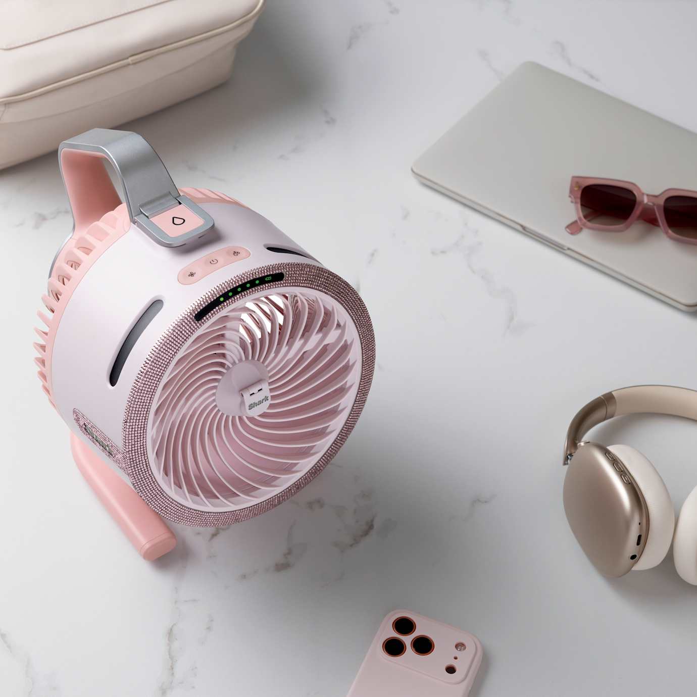 Shark FlexBreeze HydroGo Pro Fan in Pink Diamond - Image 7