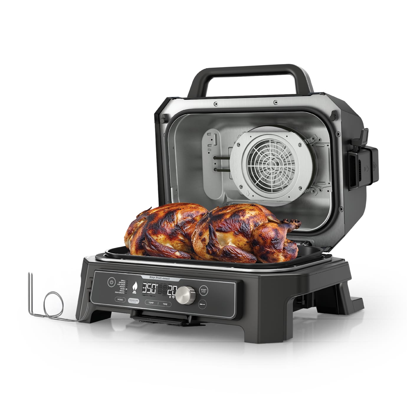 Ninja Woodfire XL Grill and Slushie Machine Bundle - Image 15