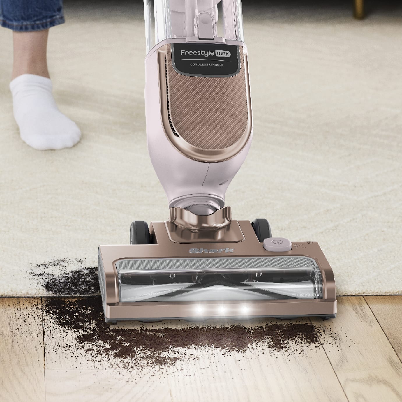 Shark Freestyle Max Cordless Vacuum in Rose Gold - Image 12