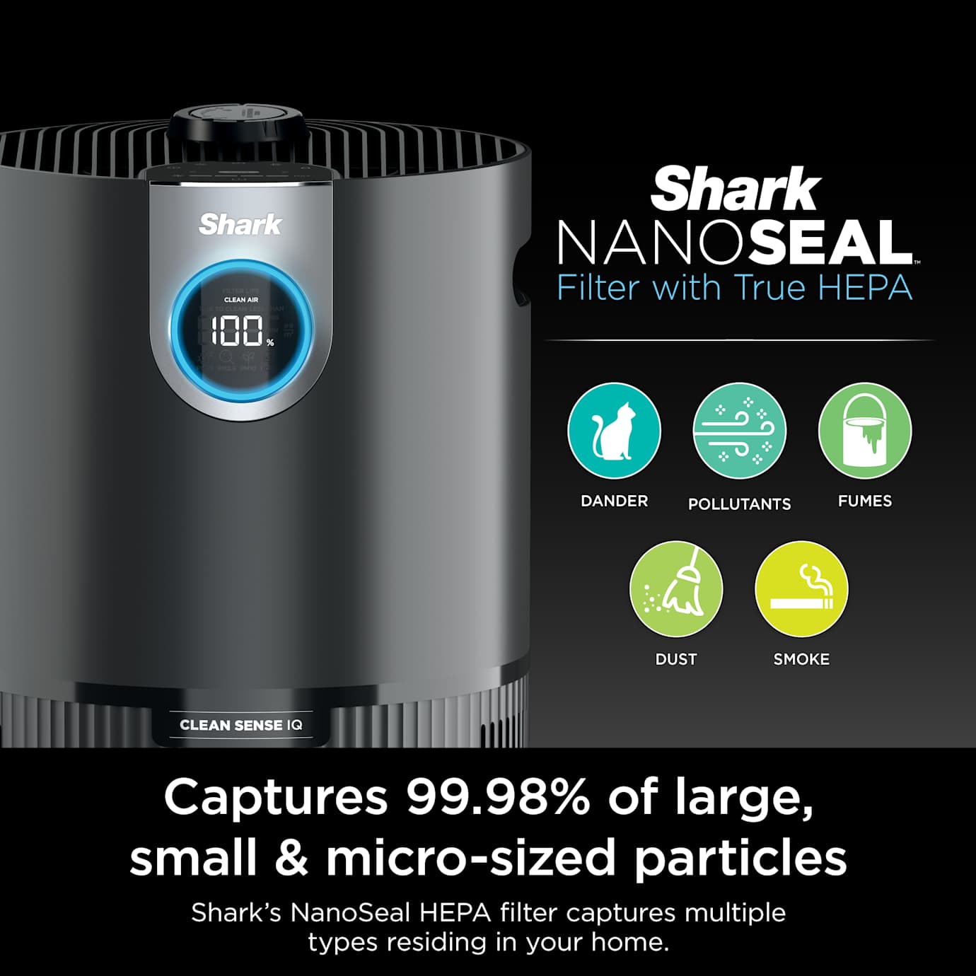 Shark CleanSense HEPA Air Purifier and Odor Neutralizer - Image 5