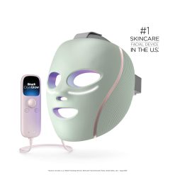 Shark CryoGlow LED Face Mask in Strawberry Matcha