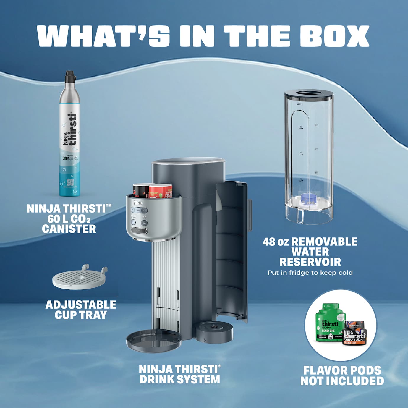 Ninja Thirsti Drink System and Soda Machine - Image 7